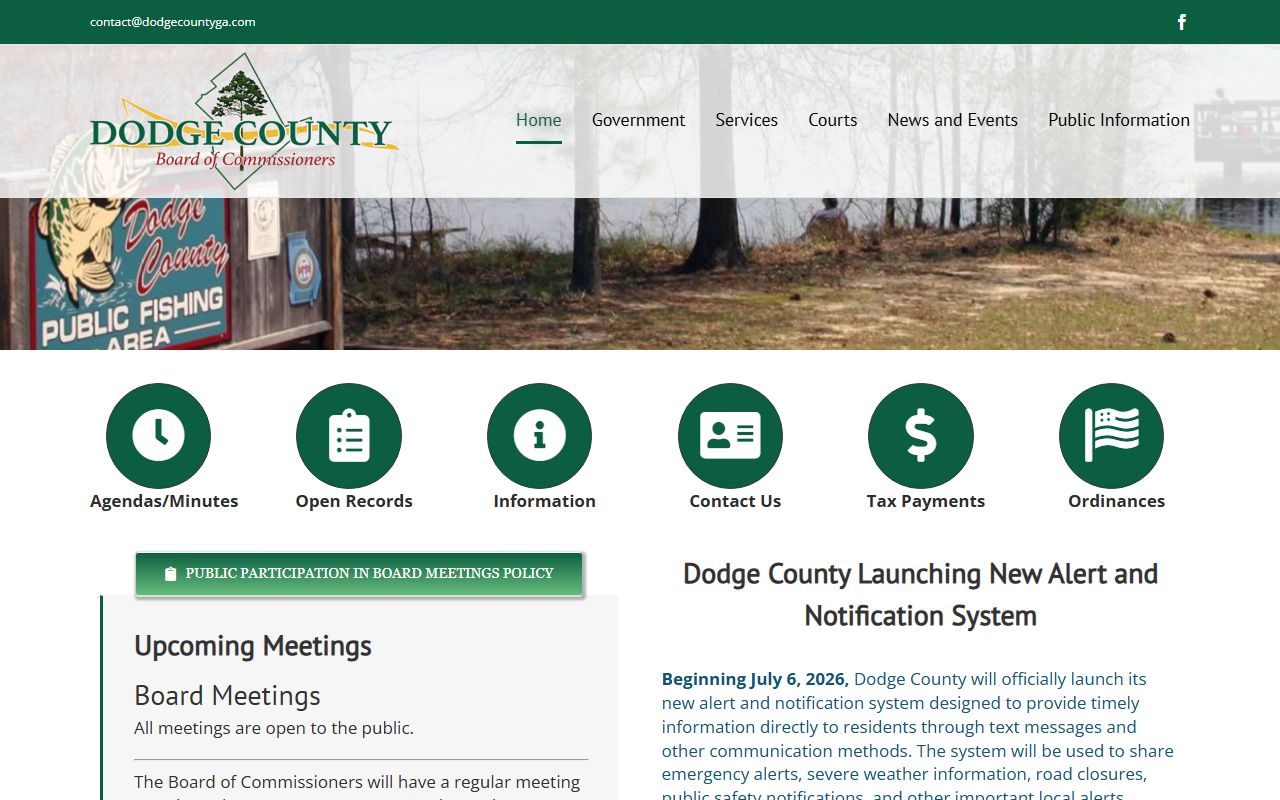Dodge County court records official county homepage