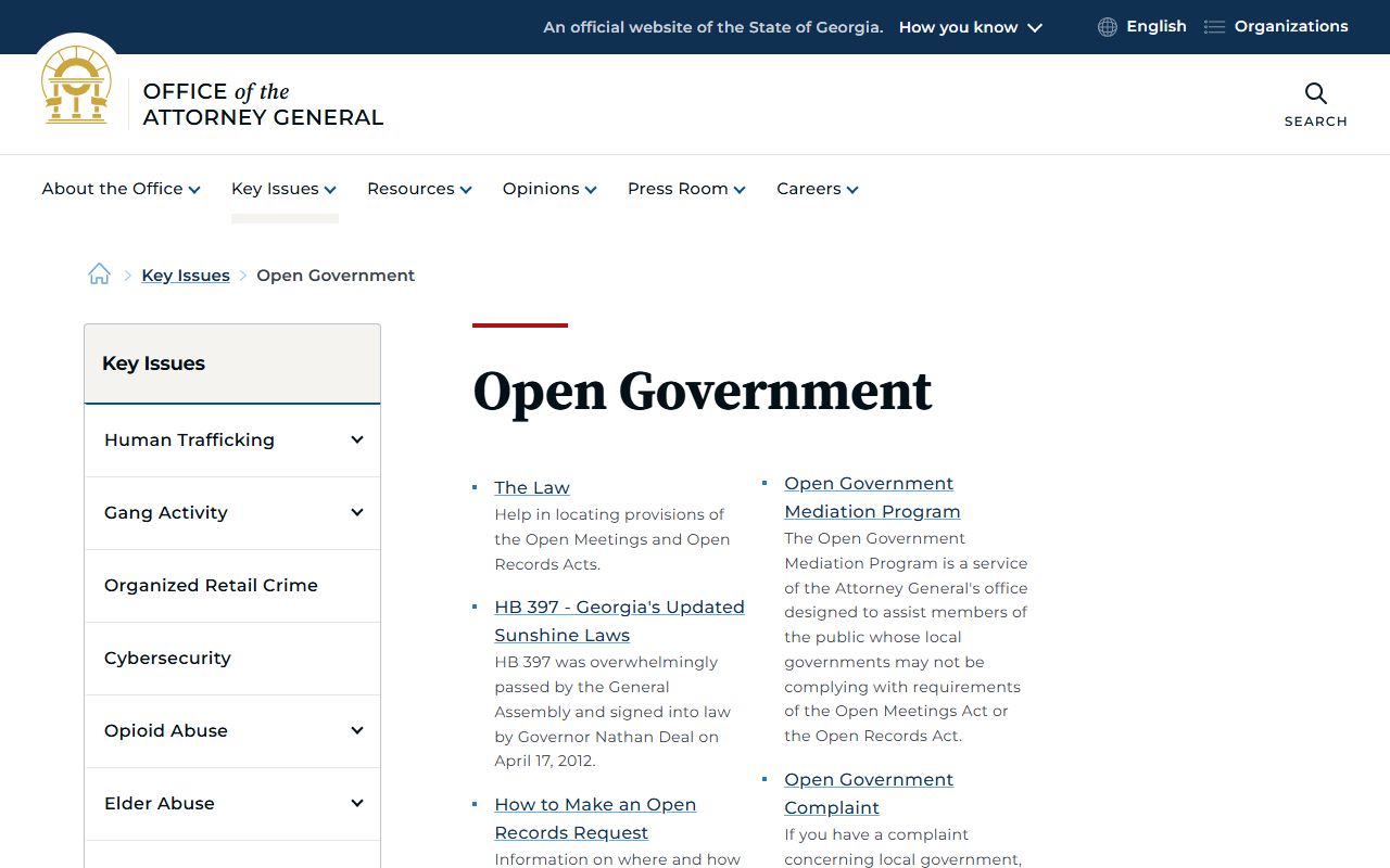 Dodge County court records Georgia open government access