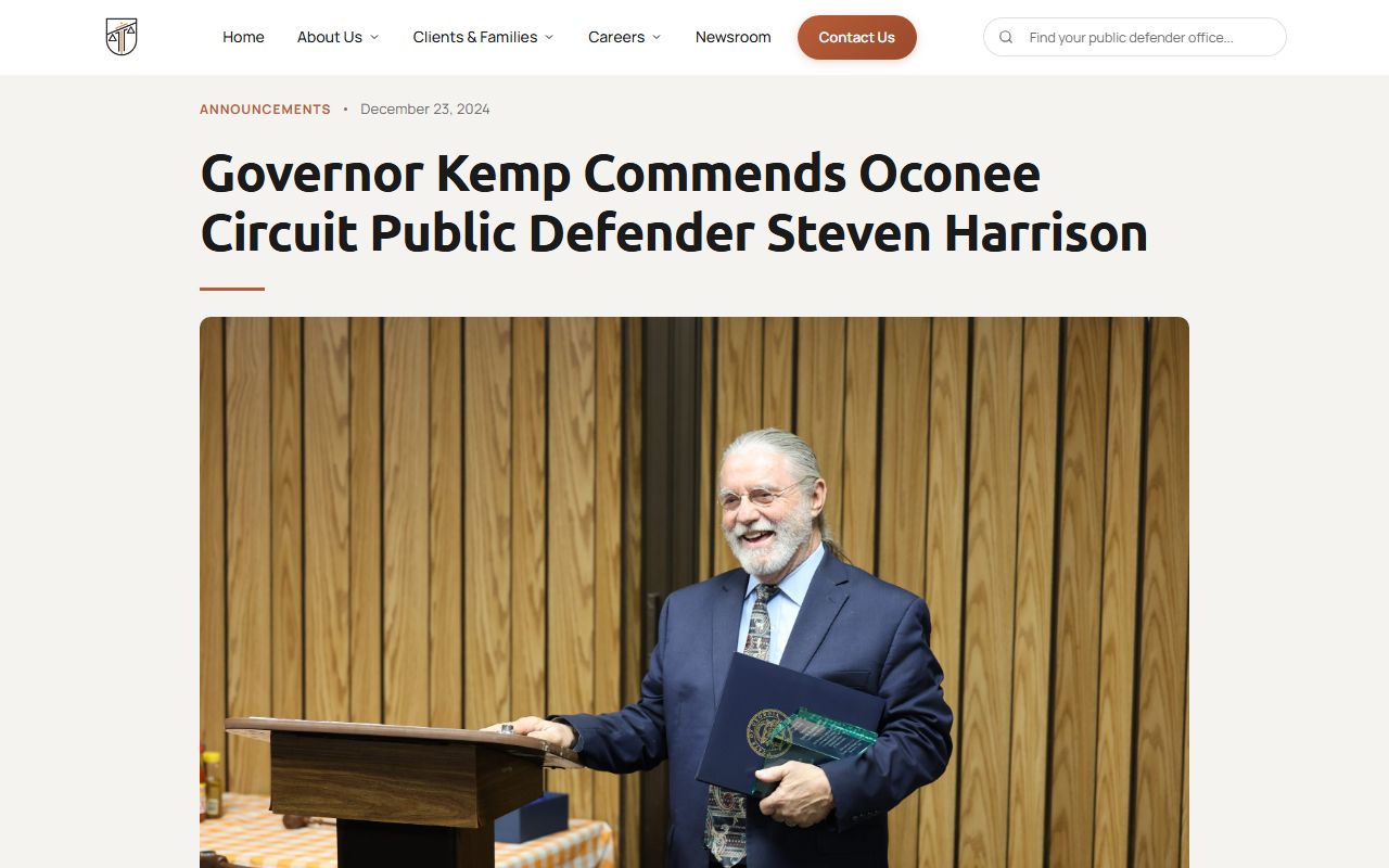 Dodge County criminal court records Oconee Circuit public defender coverage