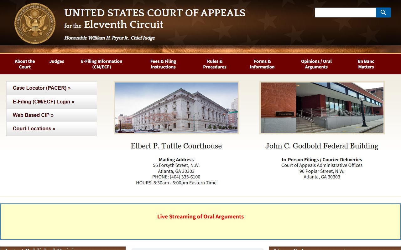 Dodge County Superior Court records distinguished from Eleventh Circuit appeals
