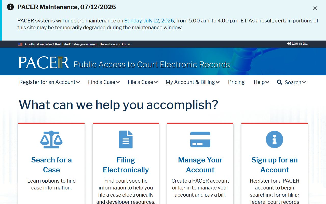 Dodge County Superior Court records compared with PACER federal case access